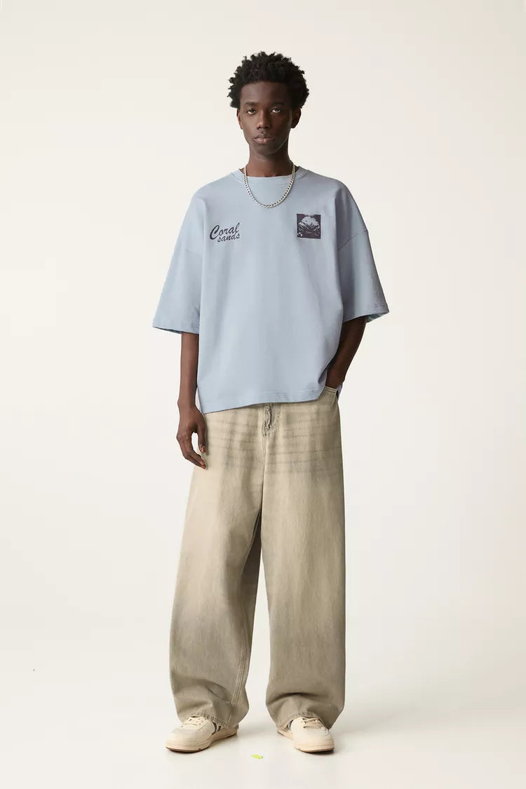 Coral Sands T-shirt Pale Blue