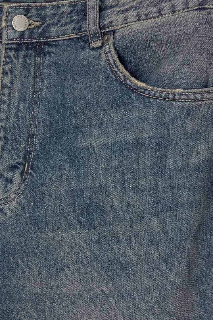 Pull & Bear Baggy jeans Faded Navy