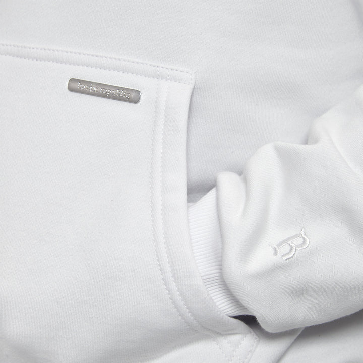 H15_SUPER HEAVY BLANK HOODIE WHITE