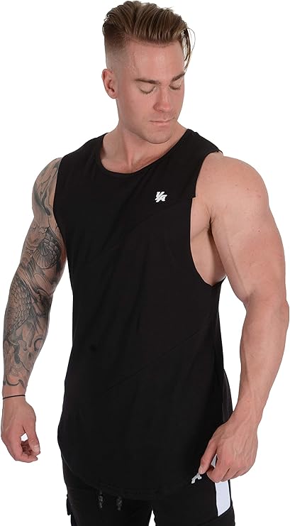 T1 YoungLA Long Tank Tops Men Muscle Shirt Gym Training 306