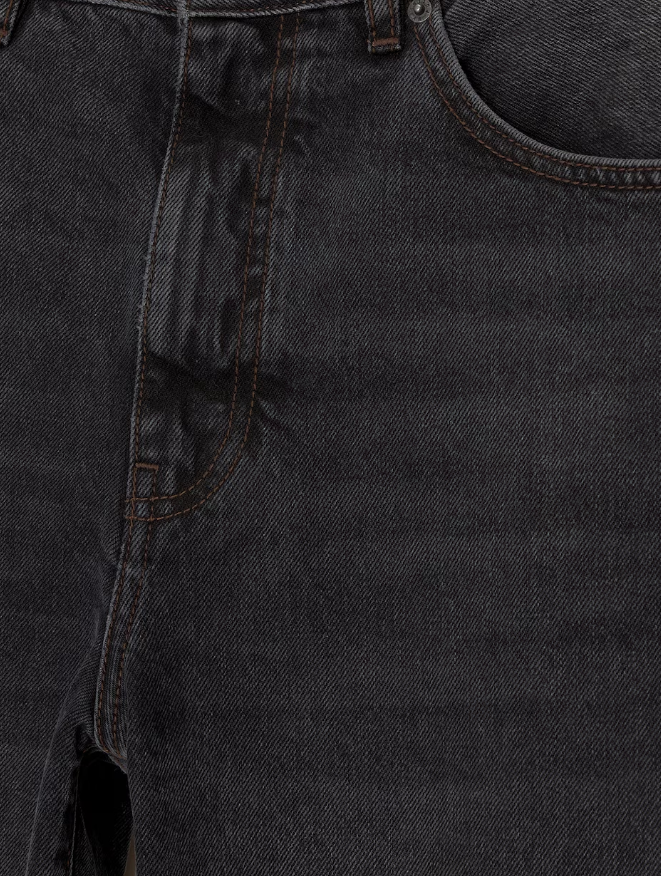 Pull&Bear Loose fit Jeans in Black Denim