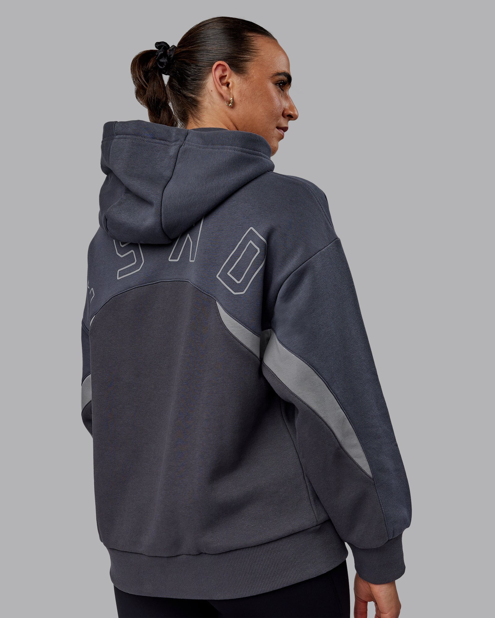 h 94 Unisex Y2K Concept Panel Hoodie Asphalt-Turbulance