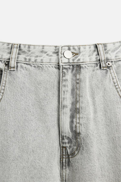 Zara DENIM CARGO TROUSERS