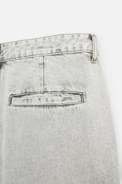 Zara DENIM CARGO TROUSERS