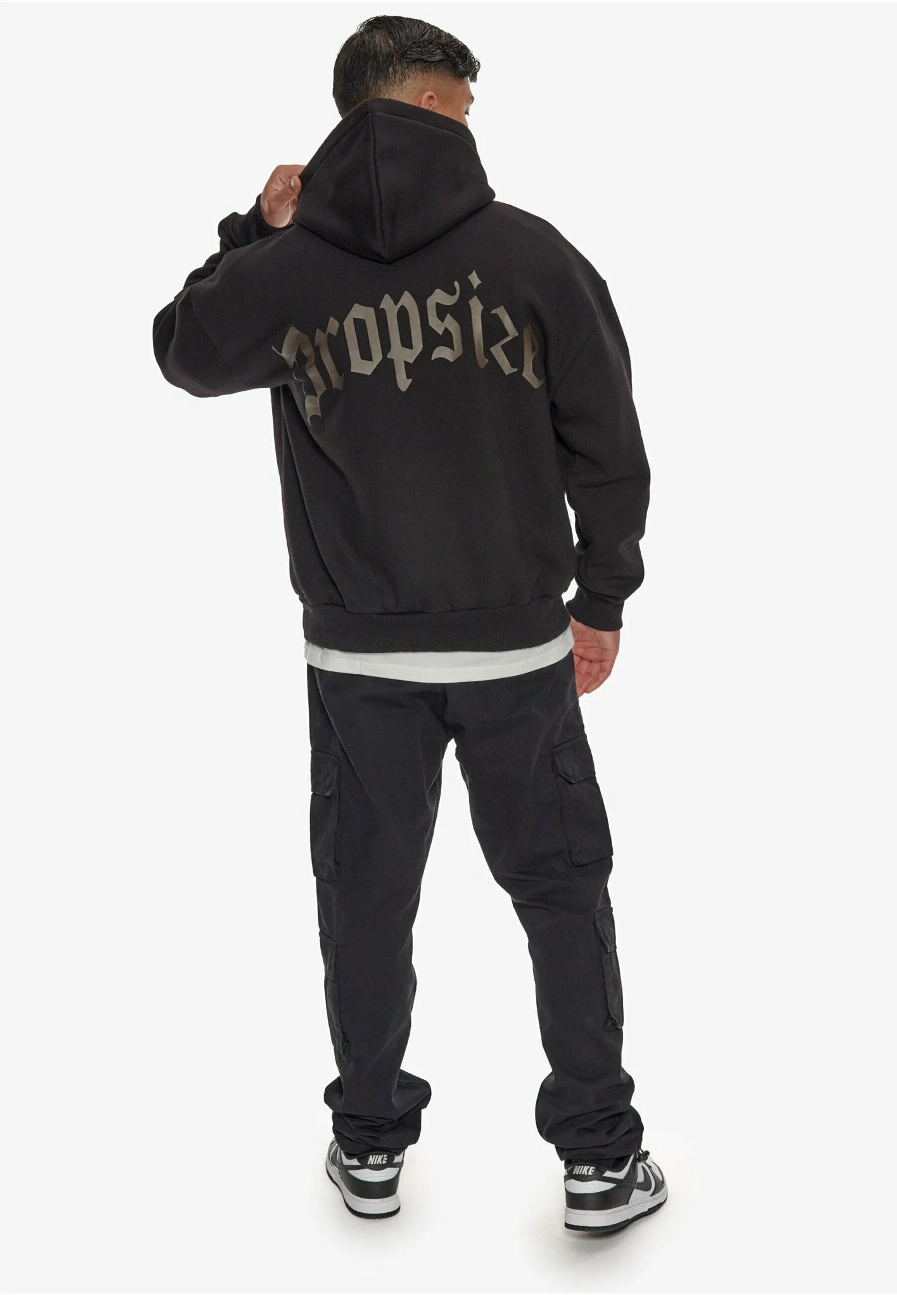 H56 HEAVY BACKLOGO - Hoodie - black