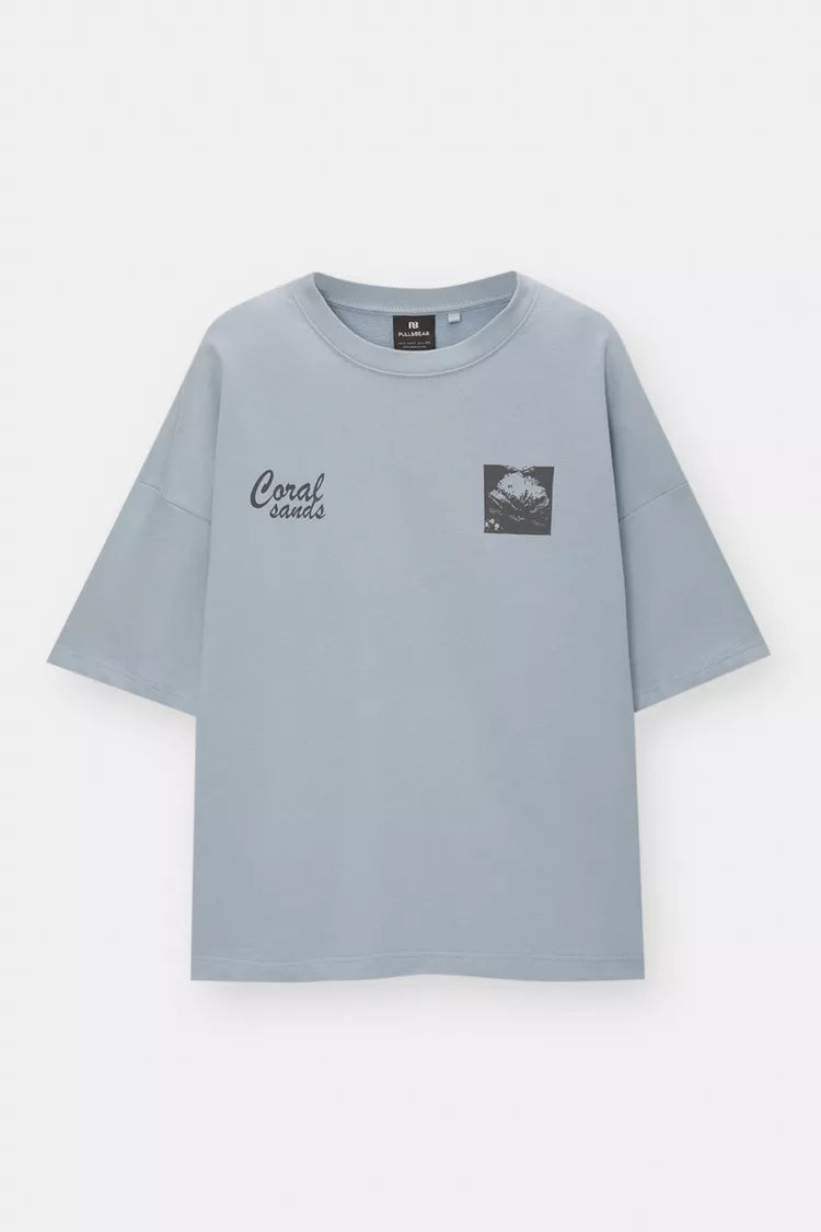 Coral Sands T-shirt Pale Blue