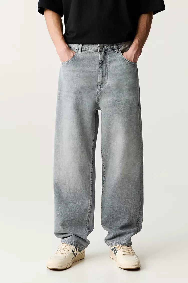 Pull & Bear Baggy jeans Grey