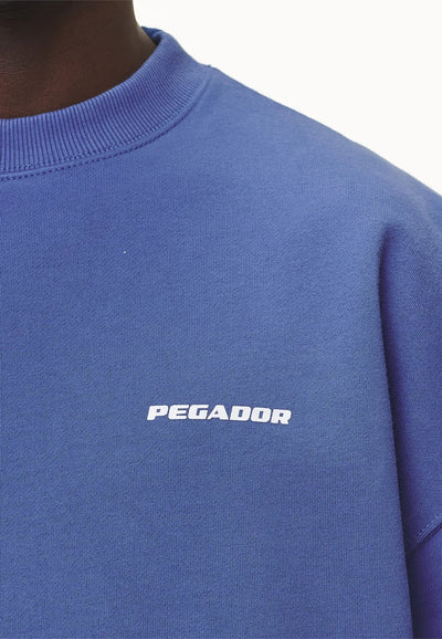 H25_LOGO OVERSIZED - Sweatshirt - washed Retro Blue