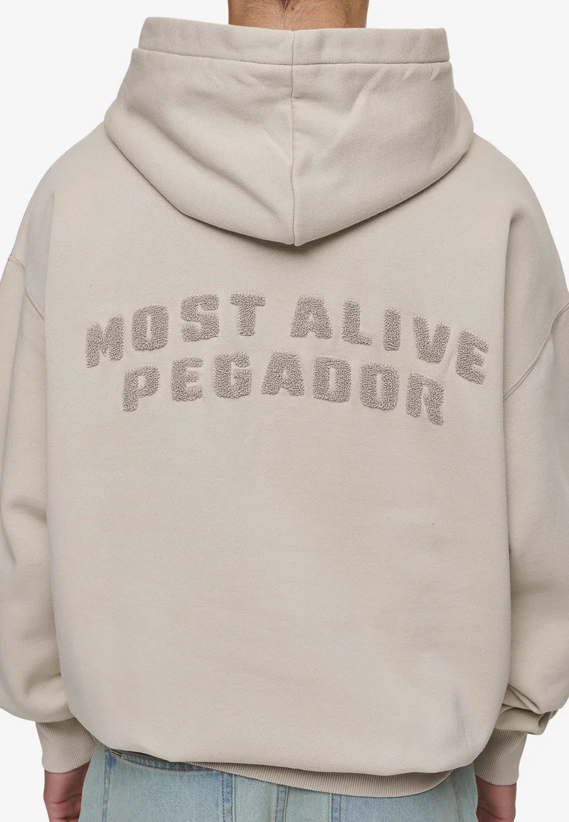H104 BUFORD - Hoodie - washed light beige