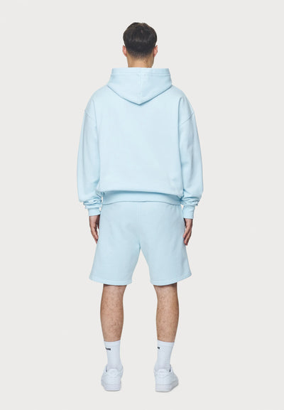 H13_LOGO OVERSIZED HOODIE - Hoodie - washed baby blue