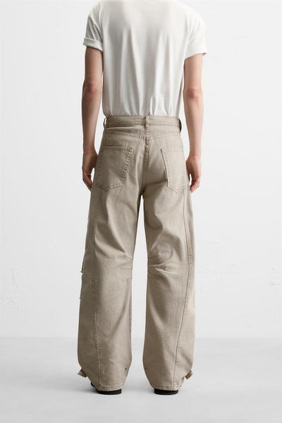 Zara Pocket Cargo Denim