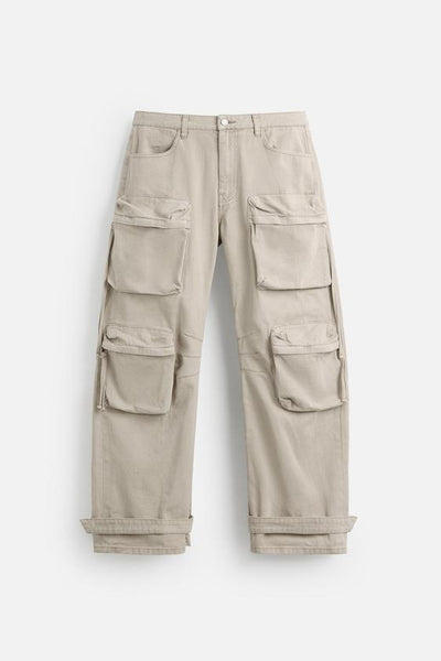 Zara Pocket Cargo Denim
