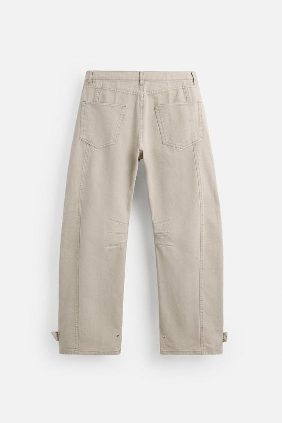 Zara Pocket Cargo Denim