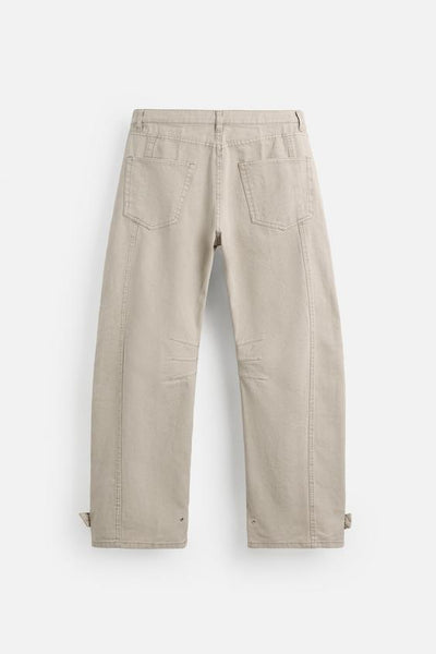 Zara Pocket Cargo Denim