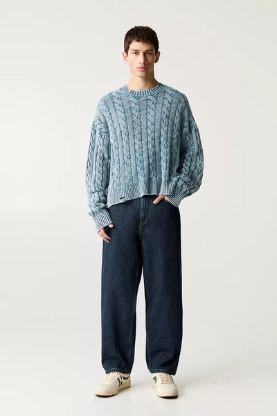 Pull & Bear Baggy jeans Dark Blue