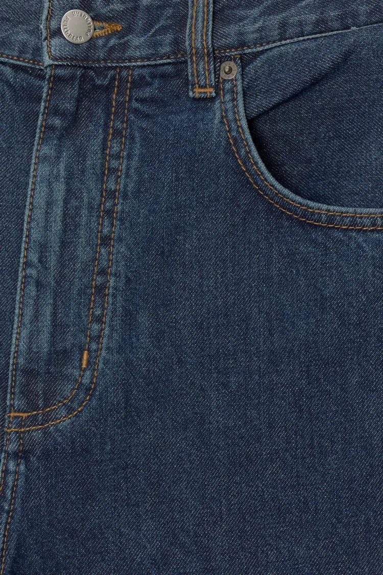 Pull & Bear Baggy jeans Dark Blue