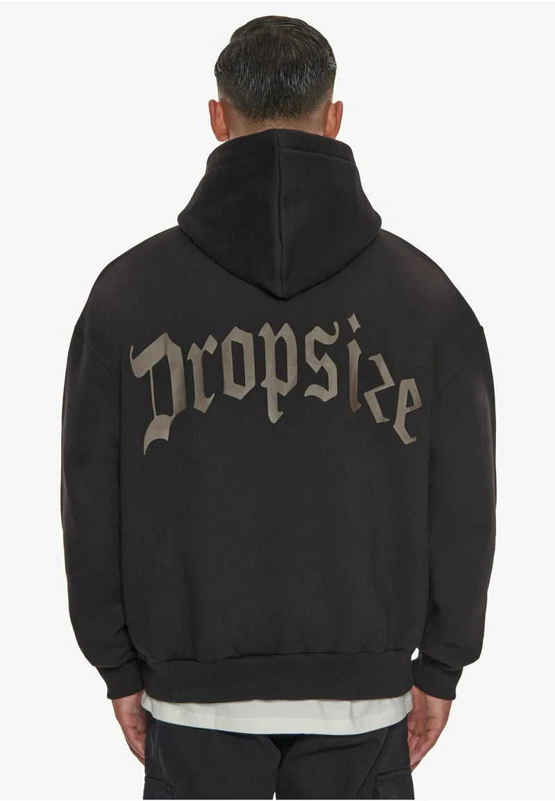 H56 HEAVY BACKLOGO - Hoodie - black