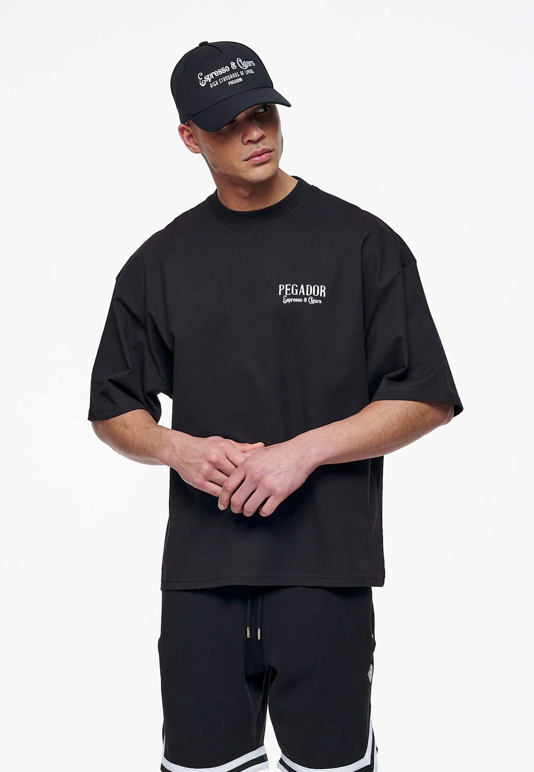 T60_RACOON BOXY TEE UNISEX - Print T-shirt - black