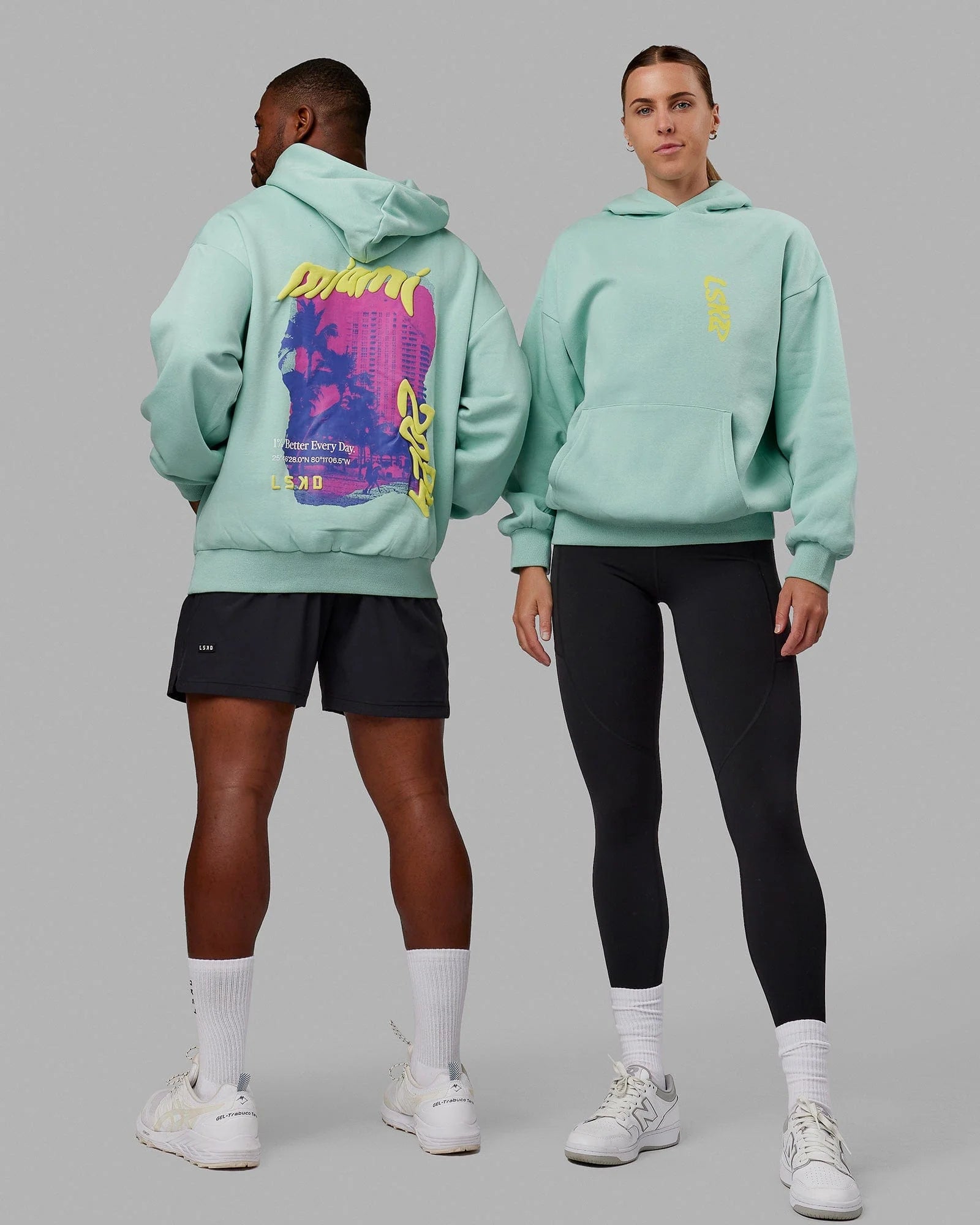 H 89 Unisex Miami24 Hoodie Oversize