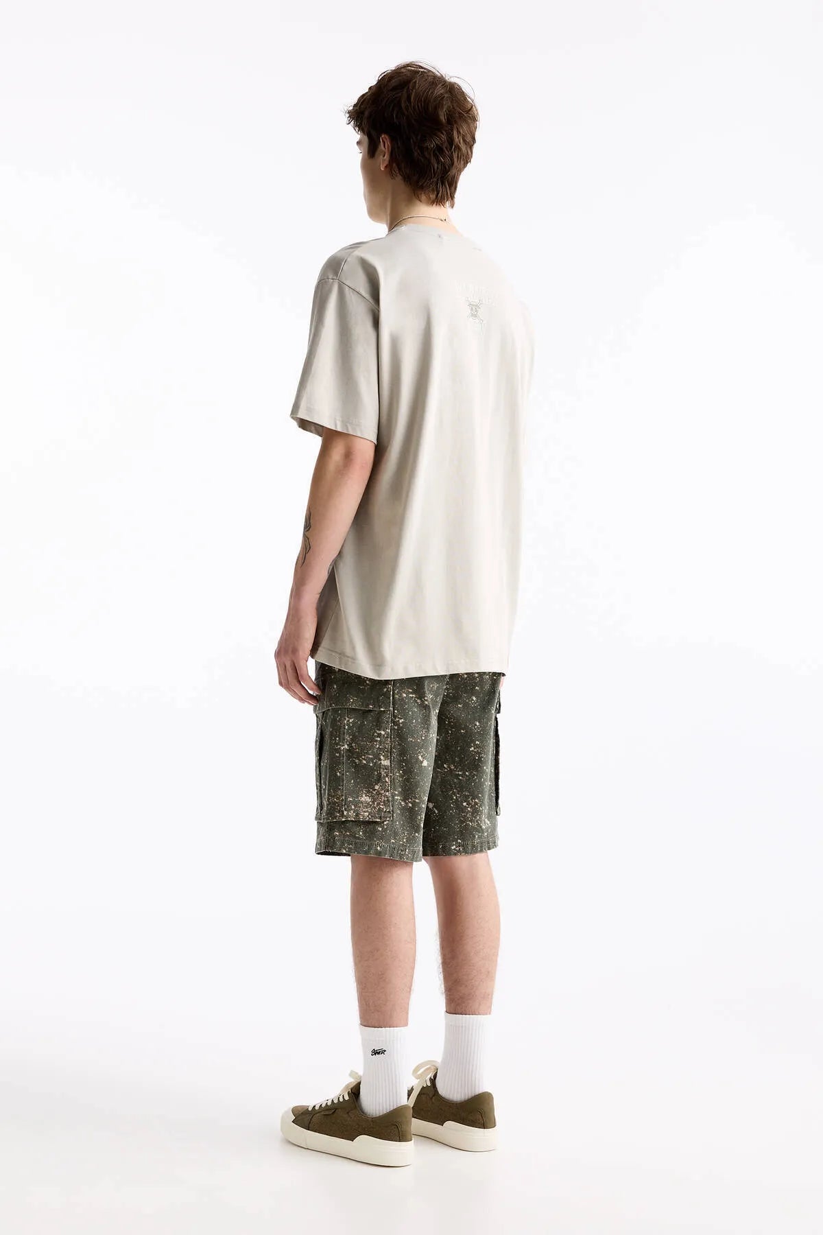 Pull & Bear One Piece Printed Short Sleeve T-Shirt