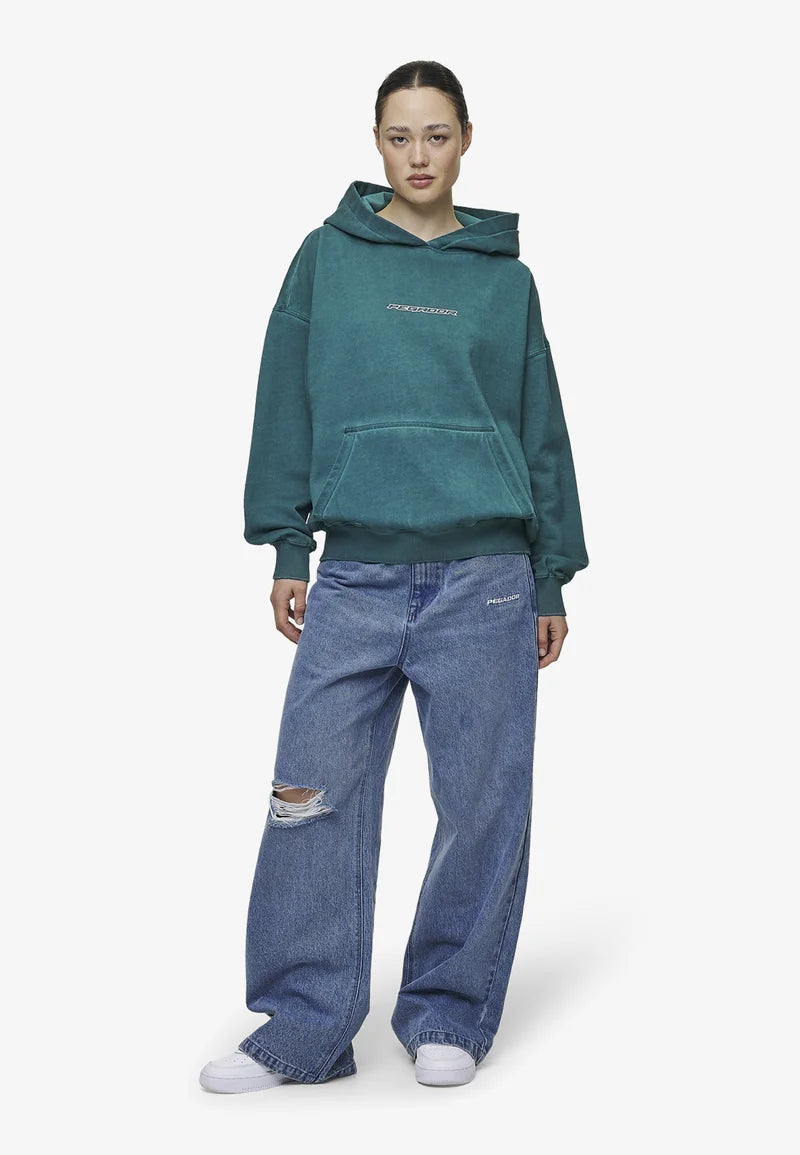 G04 TILLY OVERSIZED - Sweatshirt - oil dyed urban turquoise