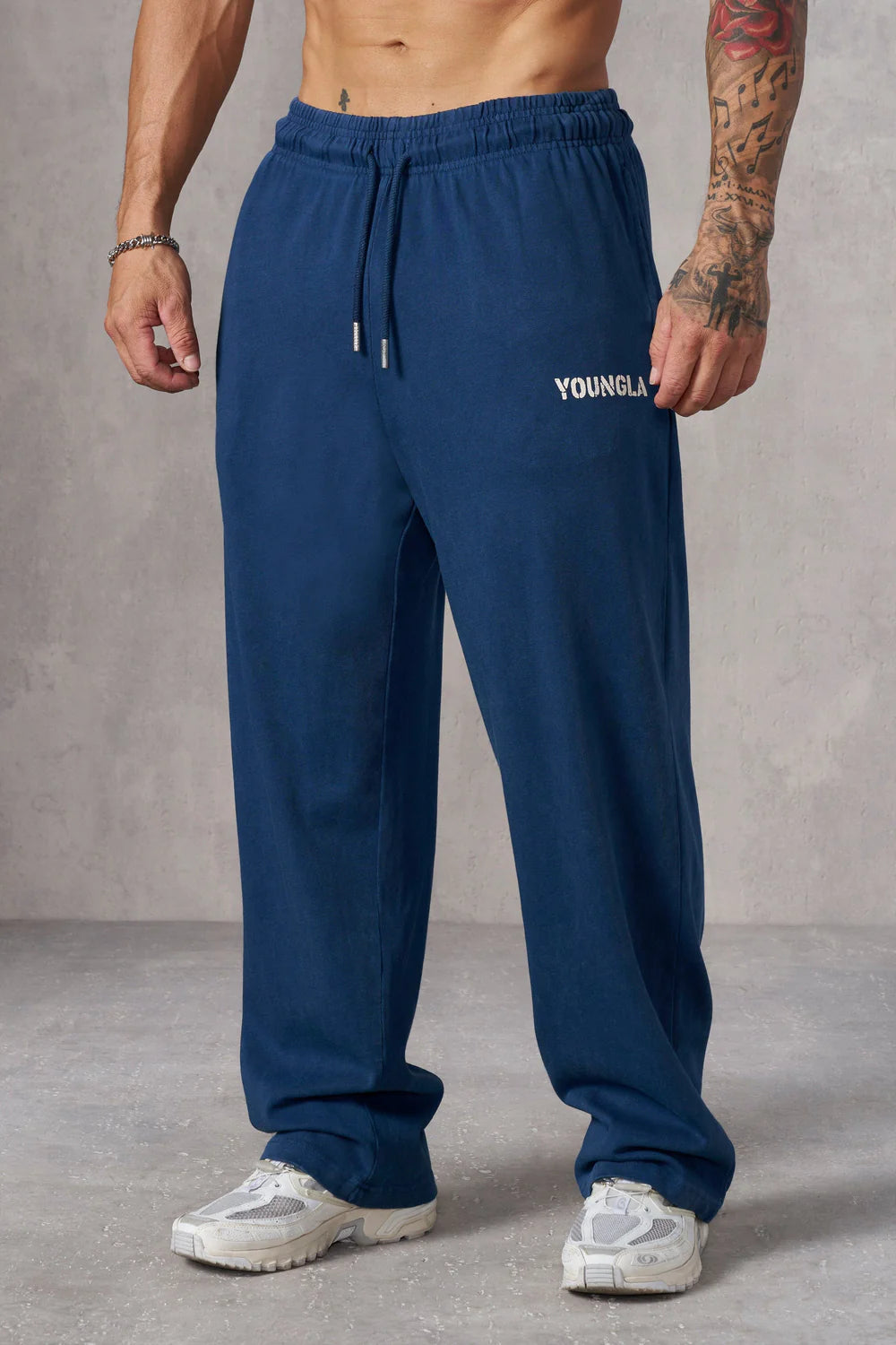 2089 - No Cuff Pump Covers Navy Wash