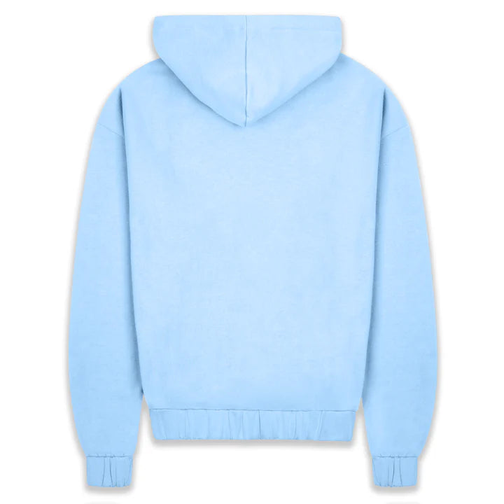 H110 SUPER HEAVY BLANK ZIP-HOODIE BABY BLUE