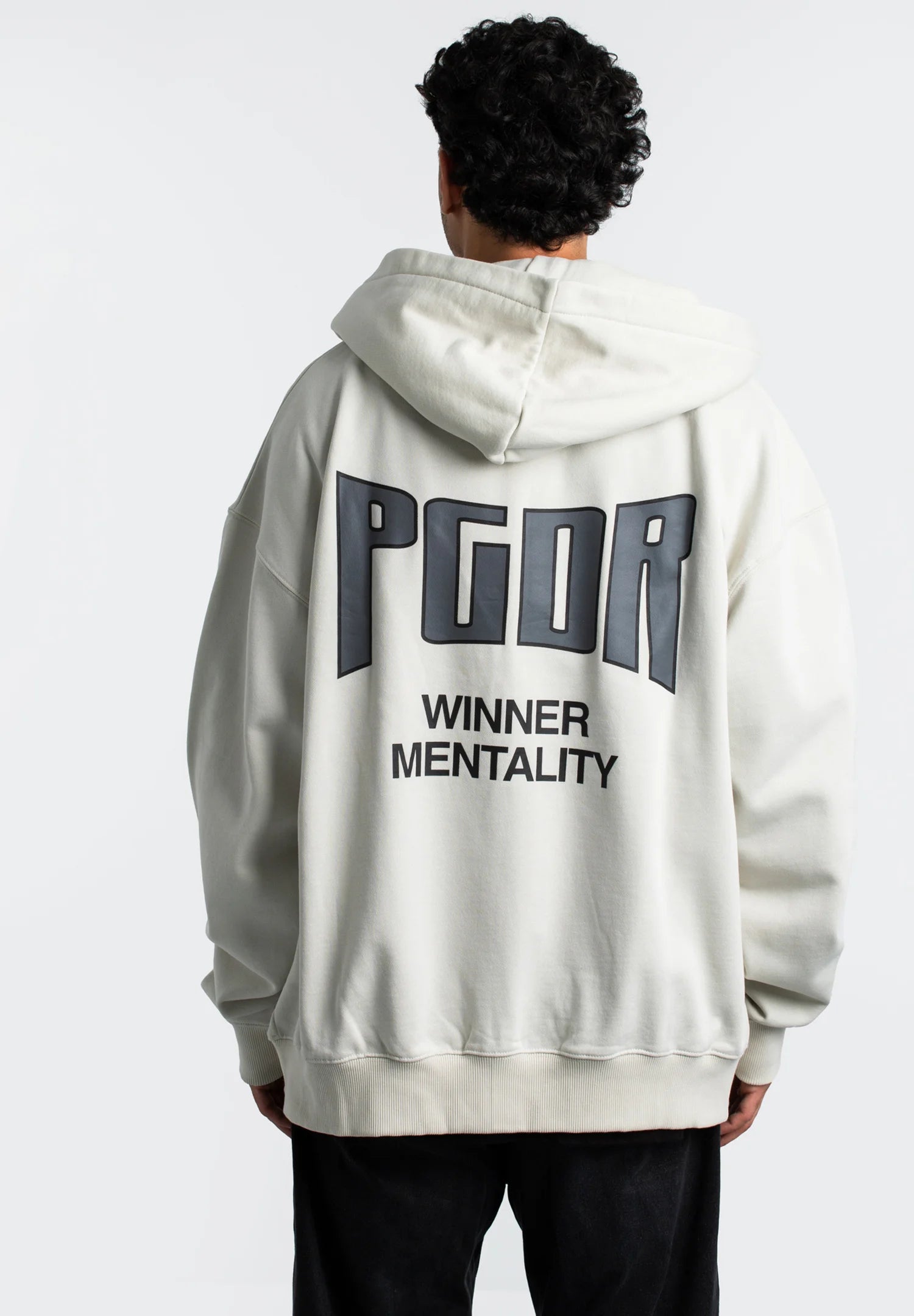 H2_Zip-up sweatshirt - salty cream