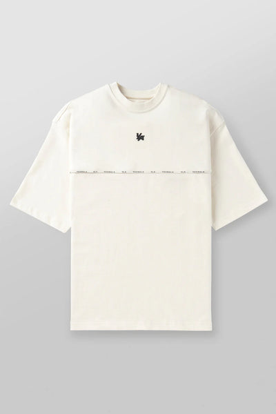 4043 - Piping Collection - Tees Off white