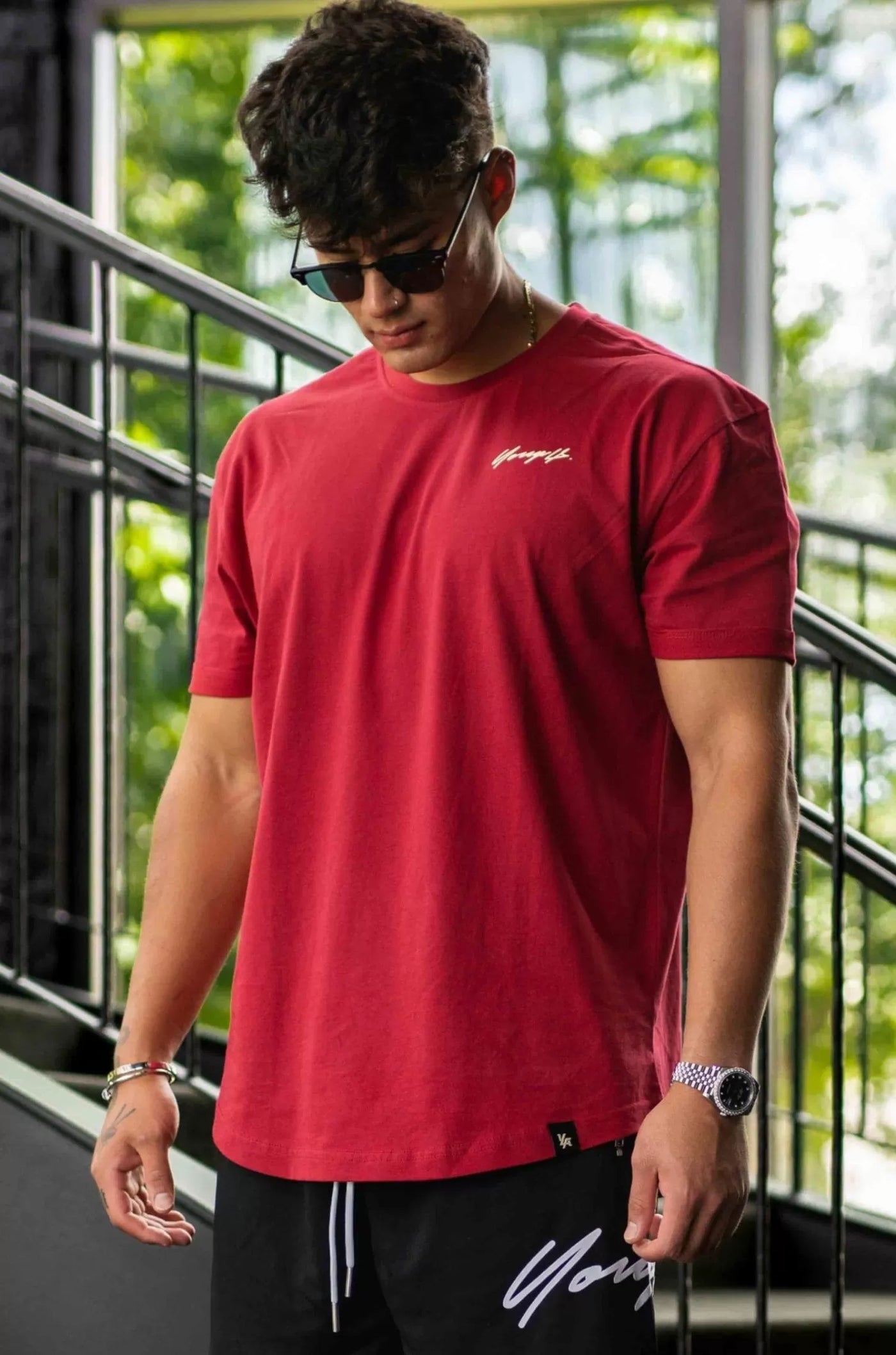 Youngla 408 Autobiography Tees Red