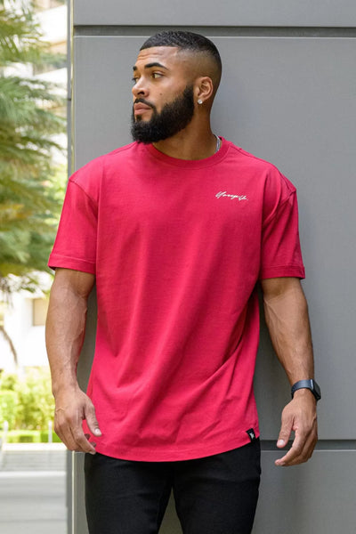 Youngla 408 Autobiography Tees Red