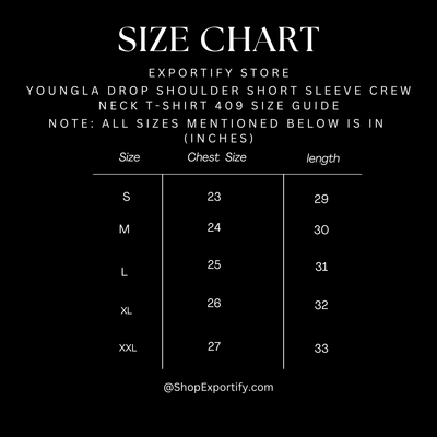 YoungLA Mens Relaxed Fit Drop Shoulder Short Sleeve Crew Neck T-Shirt | Gym Style | 409 Beige
