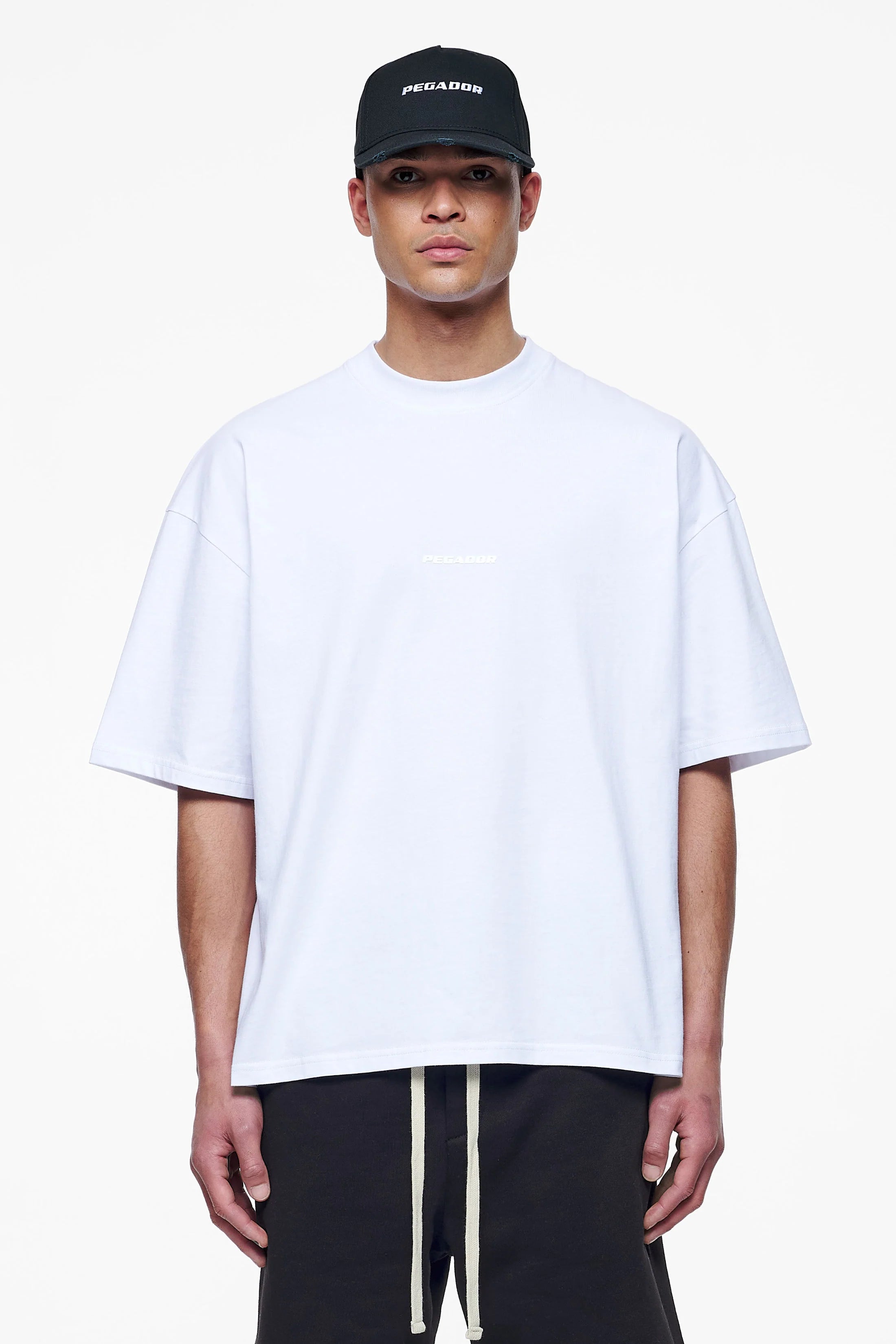 T49_Logo Boxy Tee White Gum