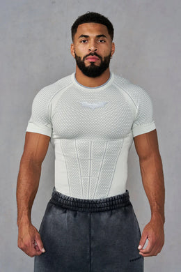 4259 - Batman Compression Tees Off-White