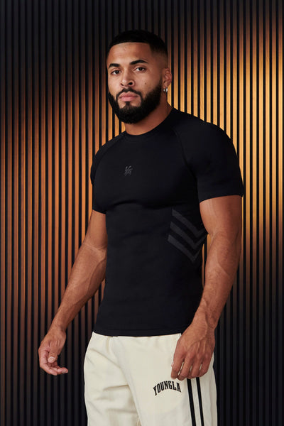 425 - Iron Compression Tees Black