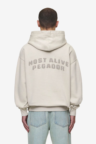 Buford Oversized Hoodie Washed Light Beige