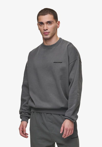 H41 LOGO OVERSIZED - Sweatshirt - washed anthracite