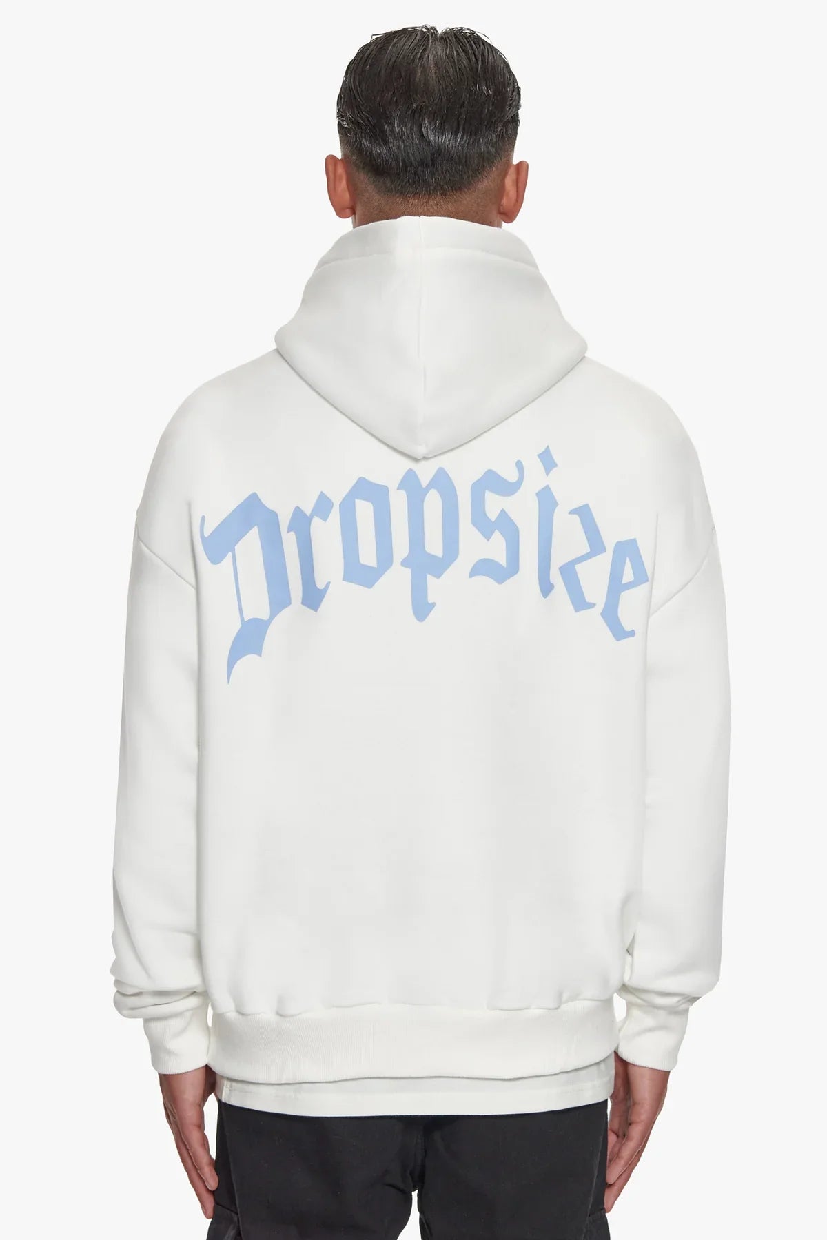 H62 Dropsize Heavy Backlogo Hoodie White
