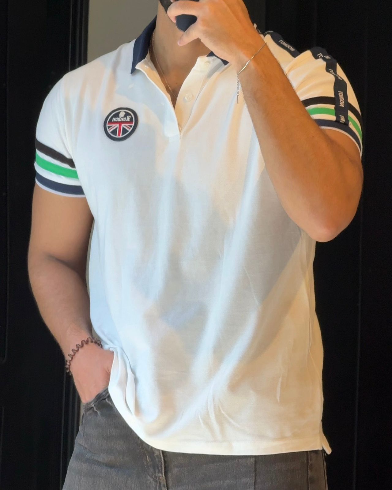 Giordano London with stripes