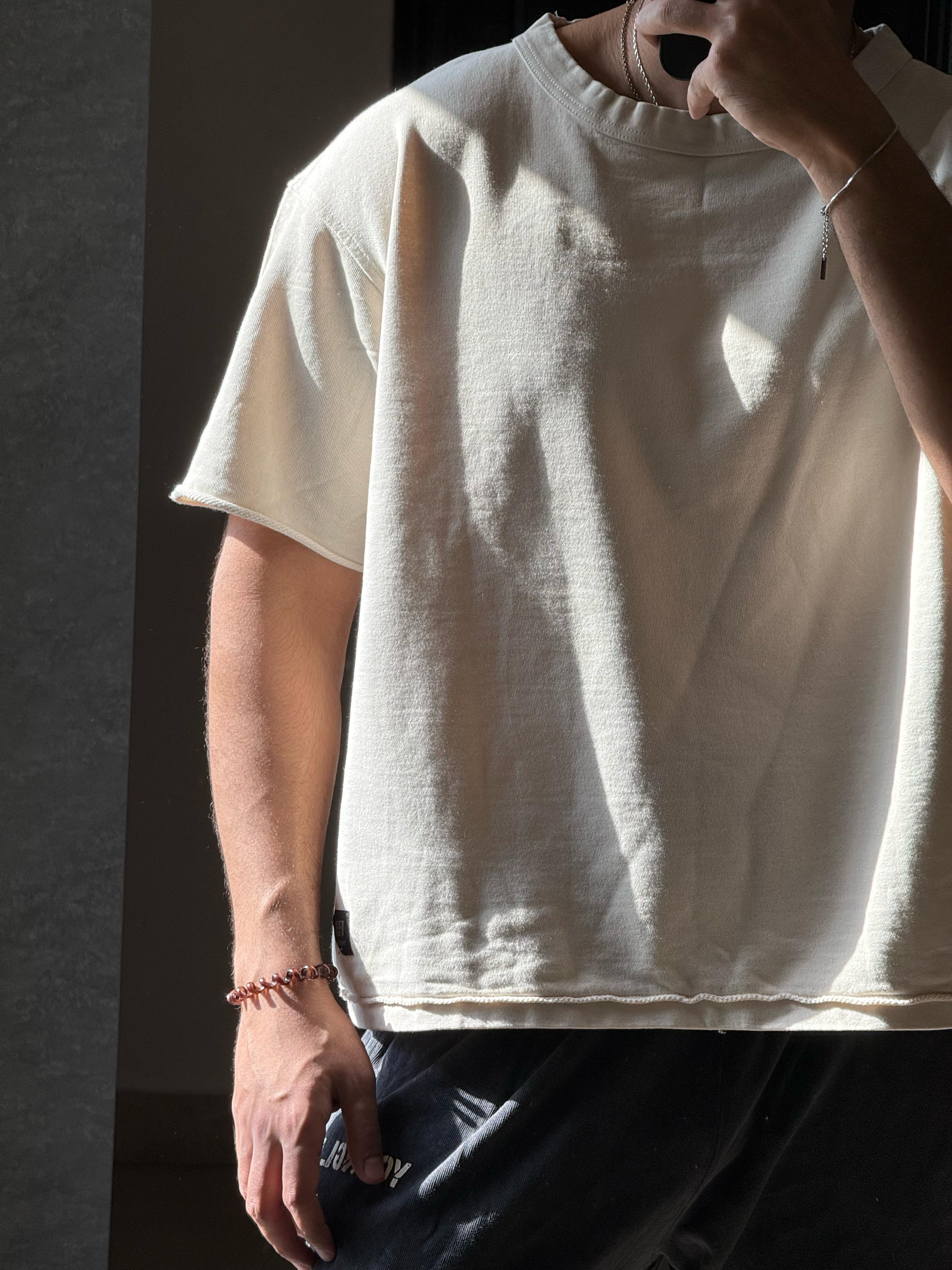 Pull & Bear Basic Oversized Tee white