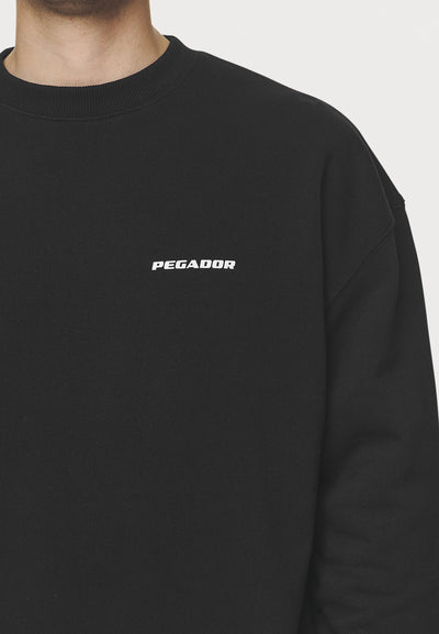 H34_LOGO OVERSIZED - Sweatshirt - washed black