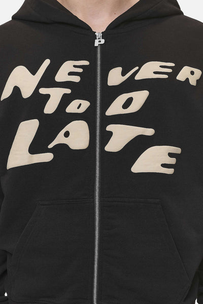H17_Corey Terry Boxy Sweat Jacket Washed Black