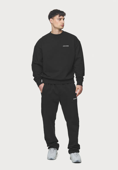 H34_LOGO OVERSIZED - Sweatshirt - washed black