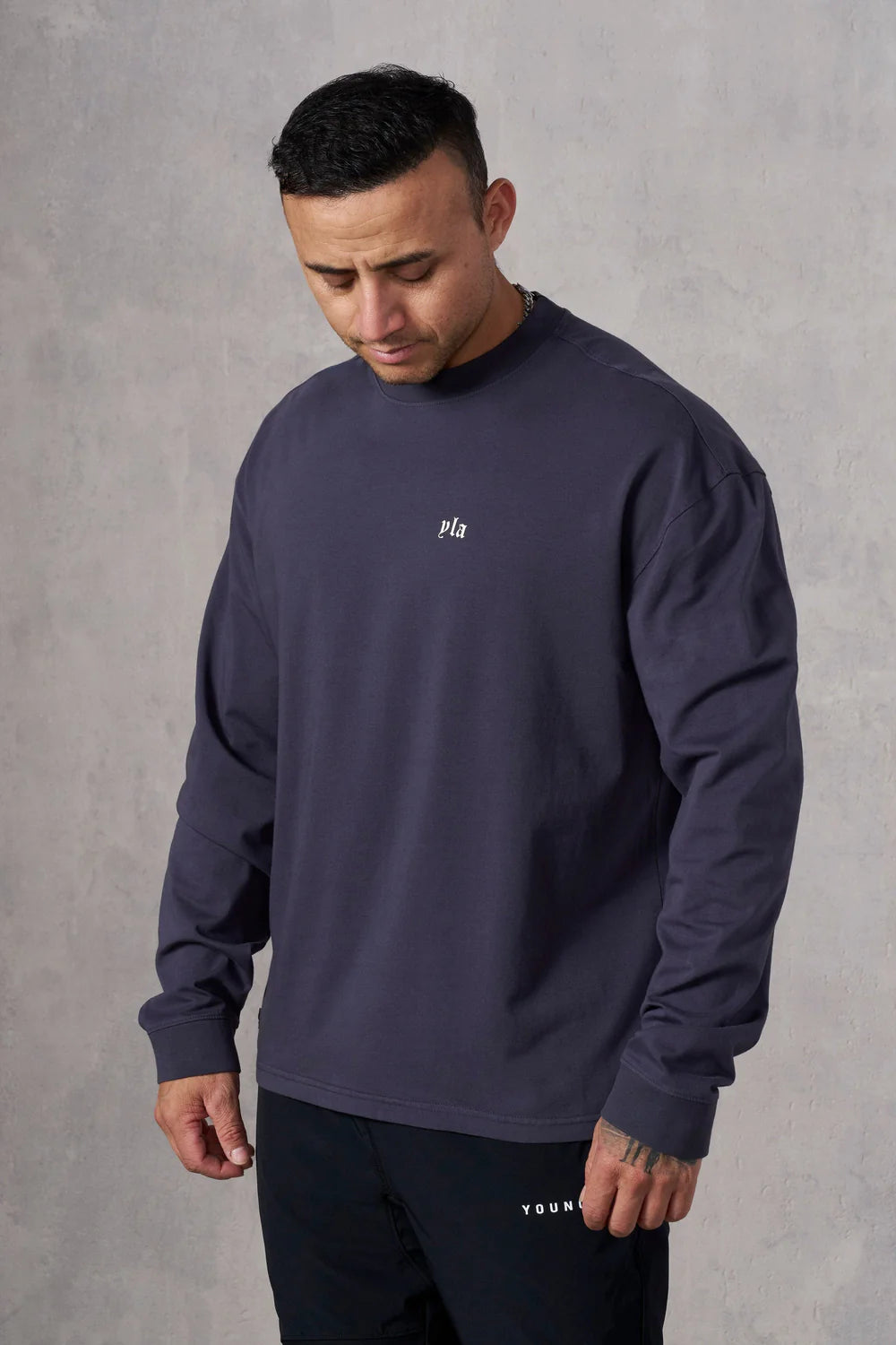 8008 - Minimal Longsleeves Charcoal