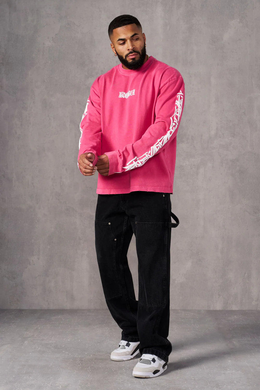 8021 - Aura Long Sleeves Pink Wash