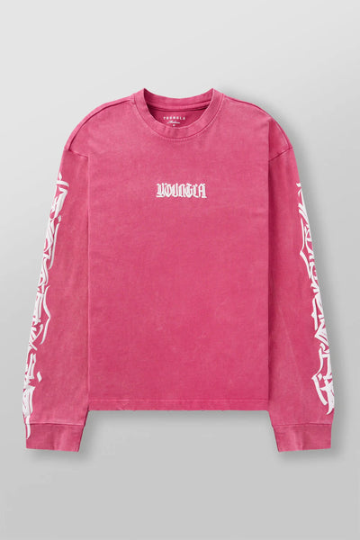 8021 - Aura Long Sleeves Pink Wash