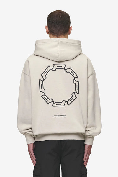 Hawkins Oversized Hoodie Washed Light Beige