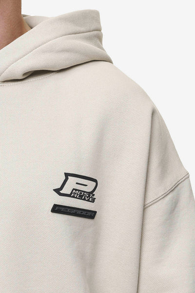 Hawkins Oversized Hoodie Washed Light Beige