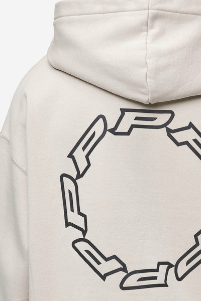 Hawkins Oversized Hoodie Washed Light Beige