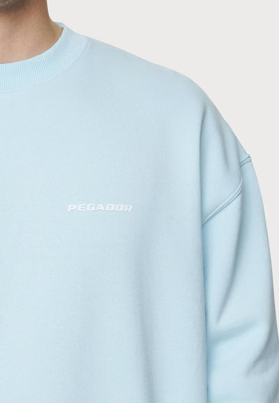 H24_LOGO OVERSIZED - Sweatshirt - washed baby blue